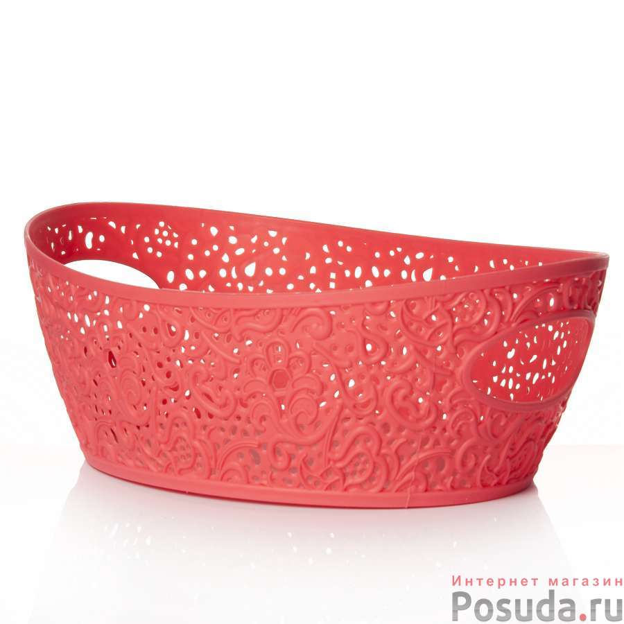 КОРЗИНА Кружево 2,5л (коралловый)