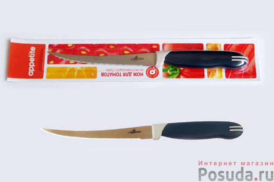 Нож нерж Комфорт д/томатов 12,7см, в блистере