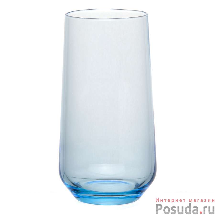 Набор стаканов Allegra 6 шт. 470 мл голубой