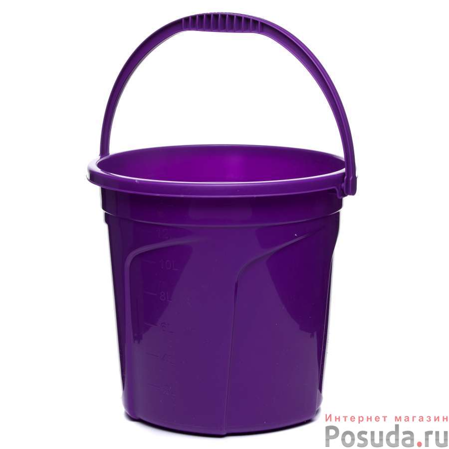 Ведро без крышки, 15 л (цвета в ассортименте)