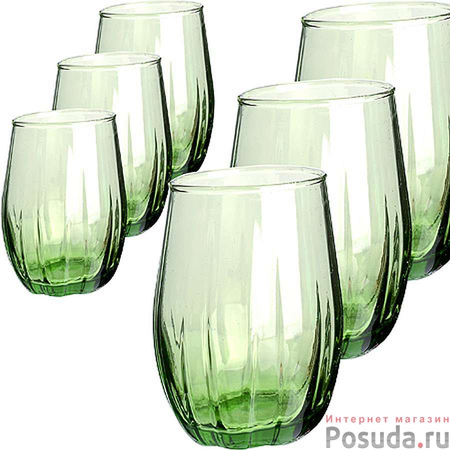 Набор стаканов 6 шт,360 мл, стекло Sylwan
