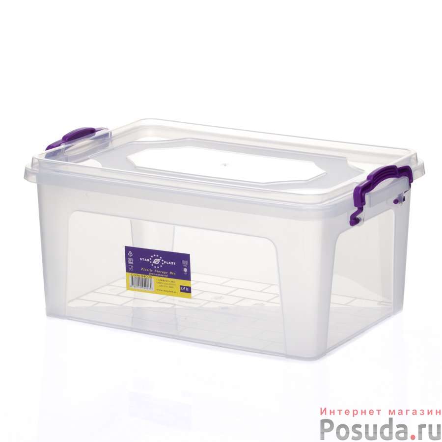 Контейнер для хранения "StarPlast", 5.5 л 300*200*145 mm