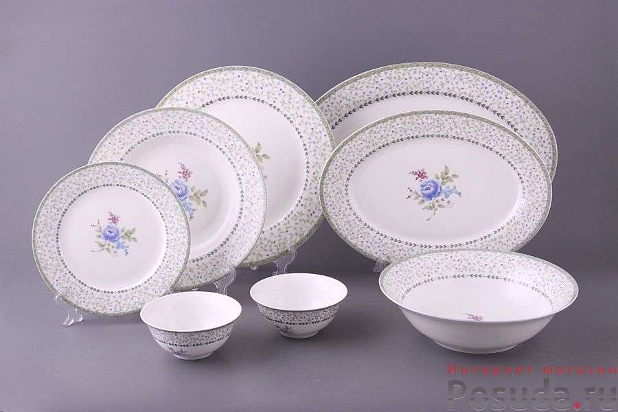 Столовый сервиз на 6 персон 23 пр. Полевой цветок