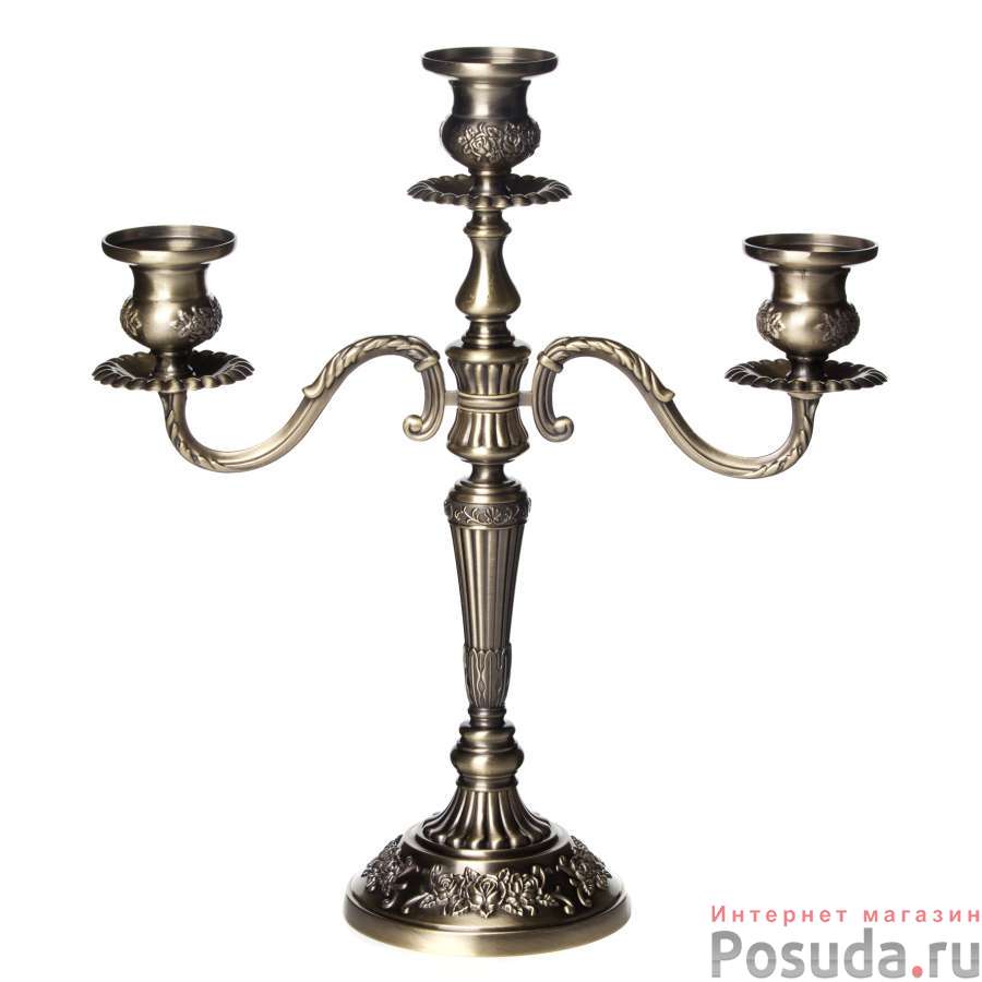 Канделябр трехрожковый 36*33*12 см