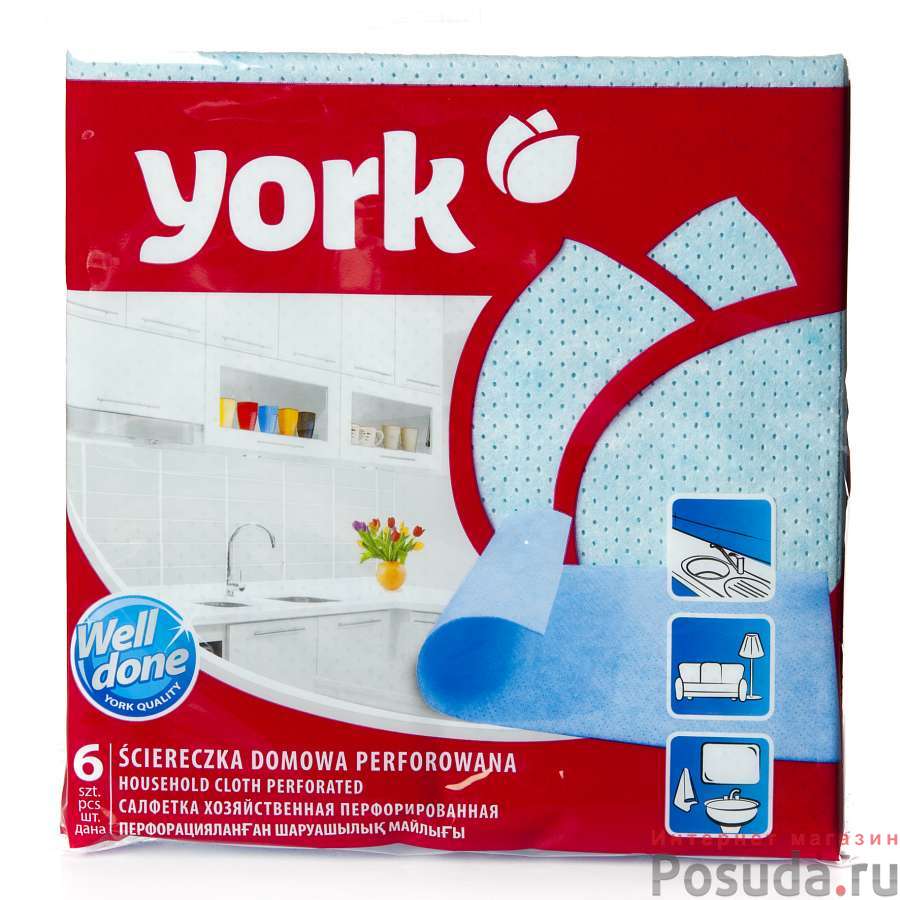 Салфетка ''YORK'' перфор. 6 шт.