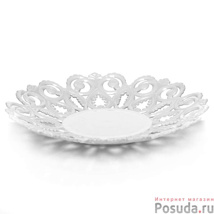 Блюдо Мелодия малое (белый)