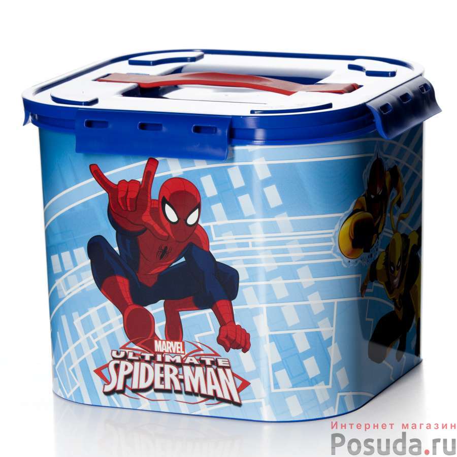 Контейнер для хранения 7 л Человек-Паук (цвет в ассортименте)