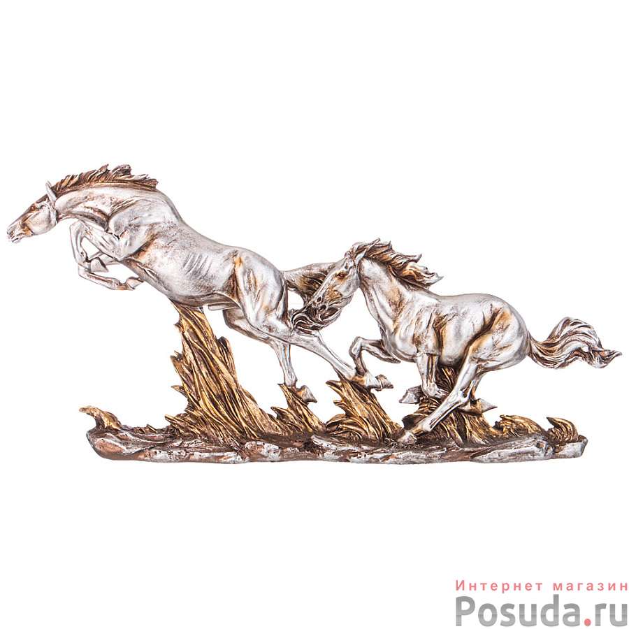 Фигурка декоративная Лошади 45,5х8,1х21,1см