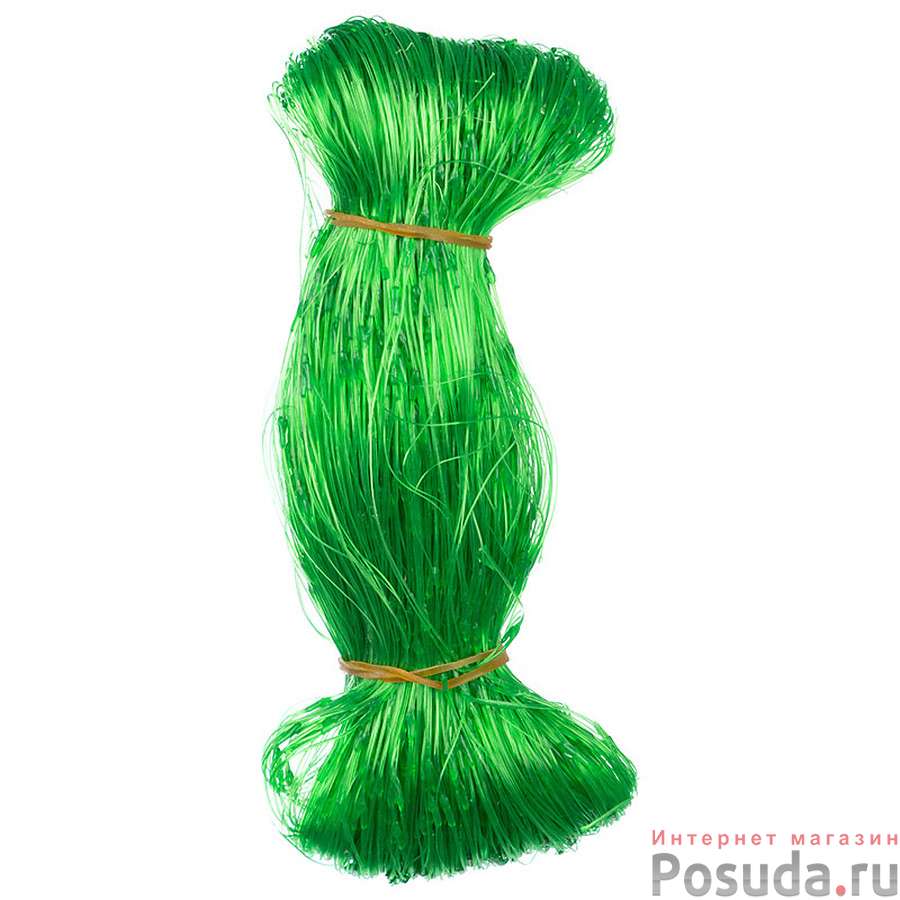 Опора для вьющихся растений 2*10 м (5,5г/м2, размер ячейки 15*15 см)