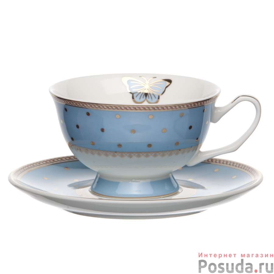Пара чайная(чашка + блюдце), объем 215 мл