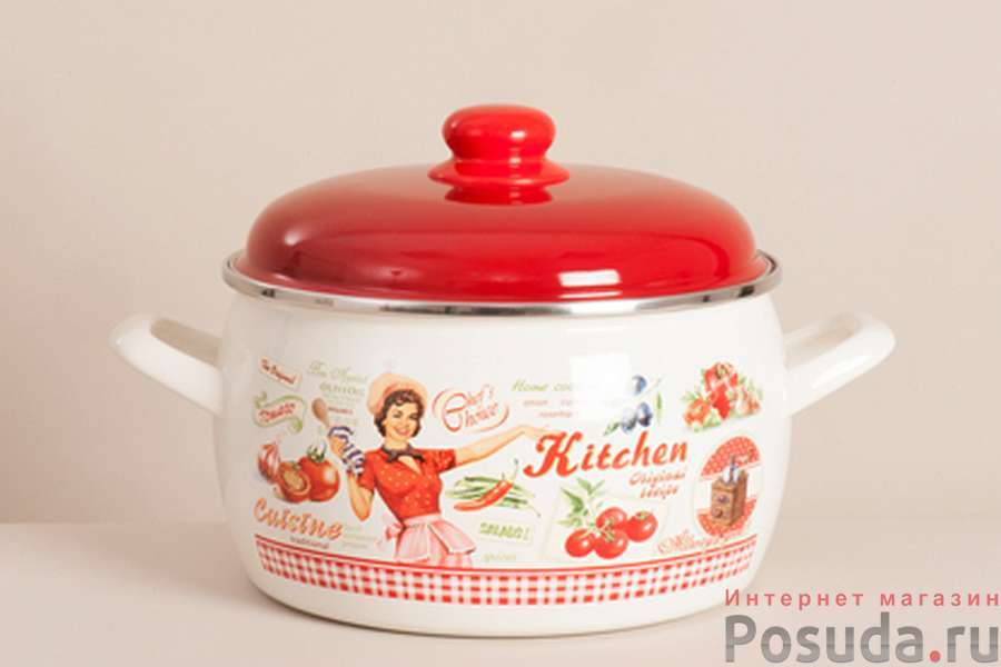 Кастрюля 2564 Эксклюзив 7,5л Винтаж