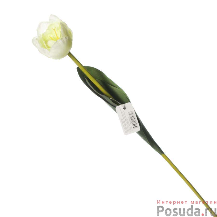 Цветок искусственный на ножке "Тюльпан" 50 см, 4 вида
