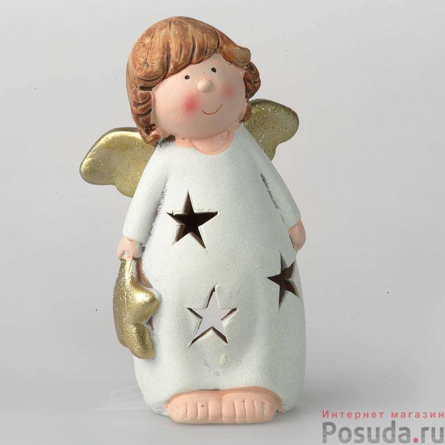 Подсвечник House & Holder "Ангел", 9 х 7 х 16 см
