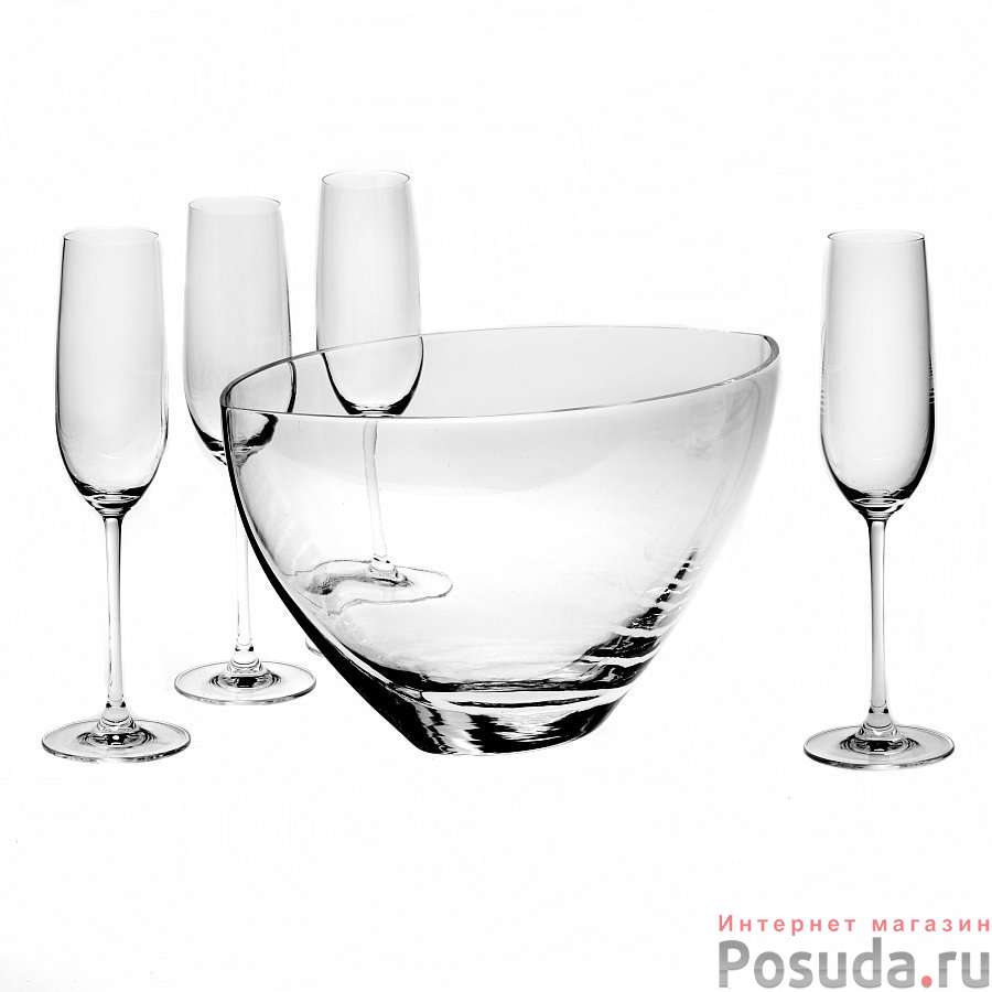 Набор для шампанского Pasabahce Denizli After Hours, 5 предметов