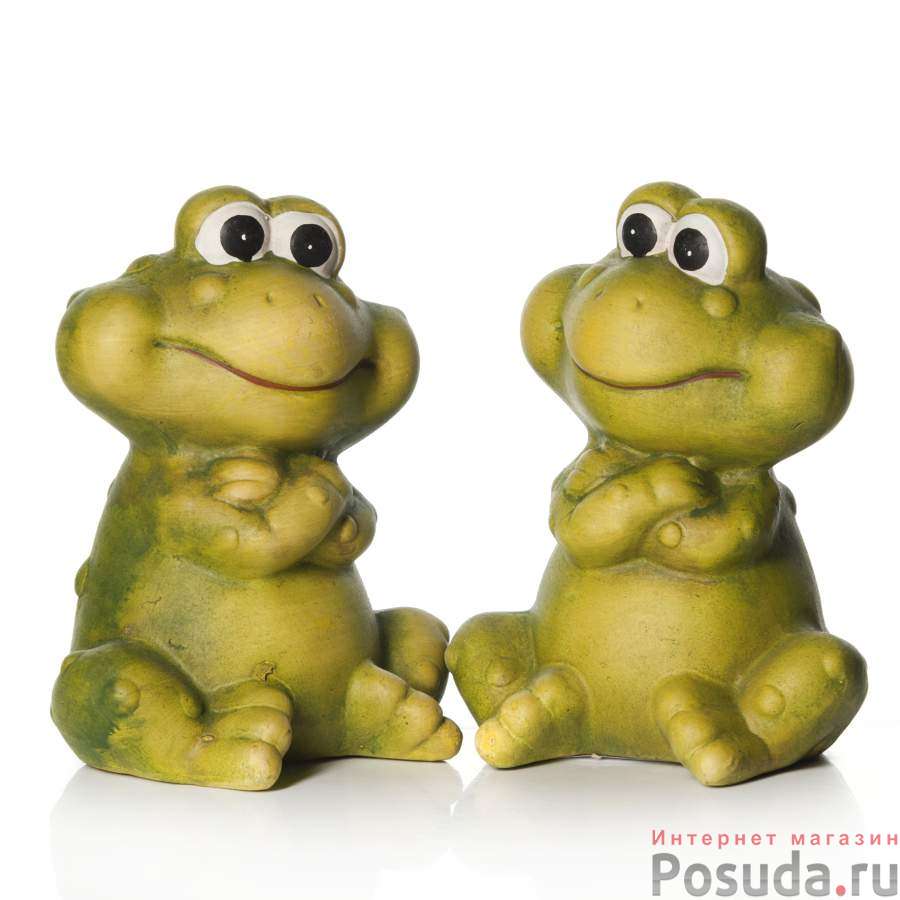 Фигурка декор. "Лягушонок" 12,5*10*16см (2вида)