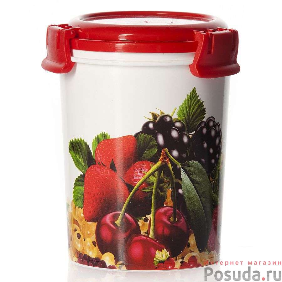 Емкость "Изюминка", объем 0,7 л (ягоды) (цвет в ассортименте)