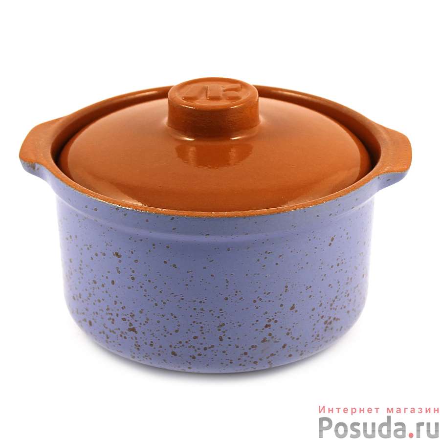 Сотейник 1,0л (сиреневый) (12) 1СС-12