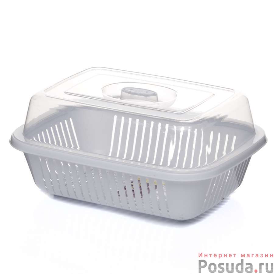 Лоток с сеткой и крышкой (цвет в ассортименте)