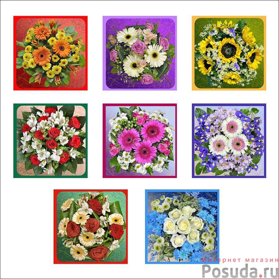 Прихватка * "Букет ФОТО" 8 диз NEW