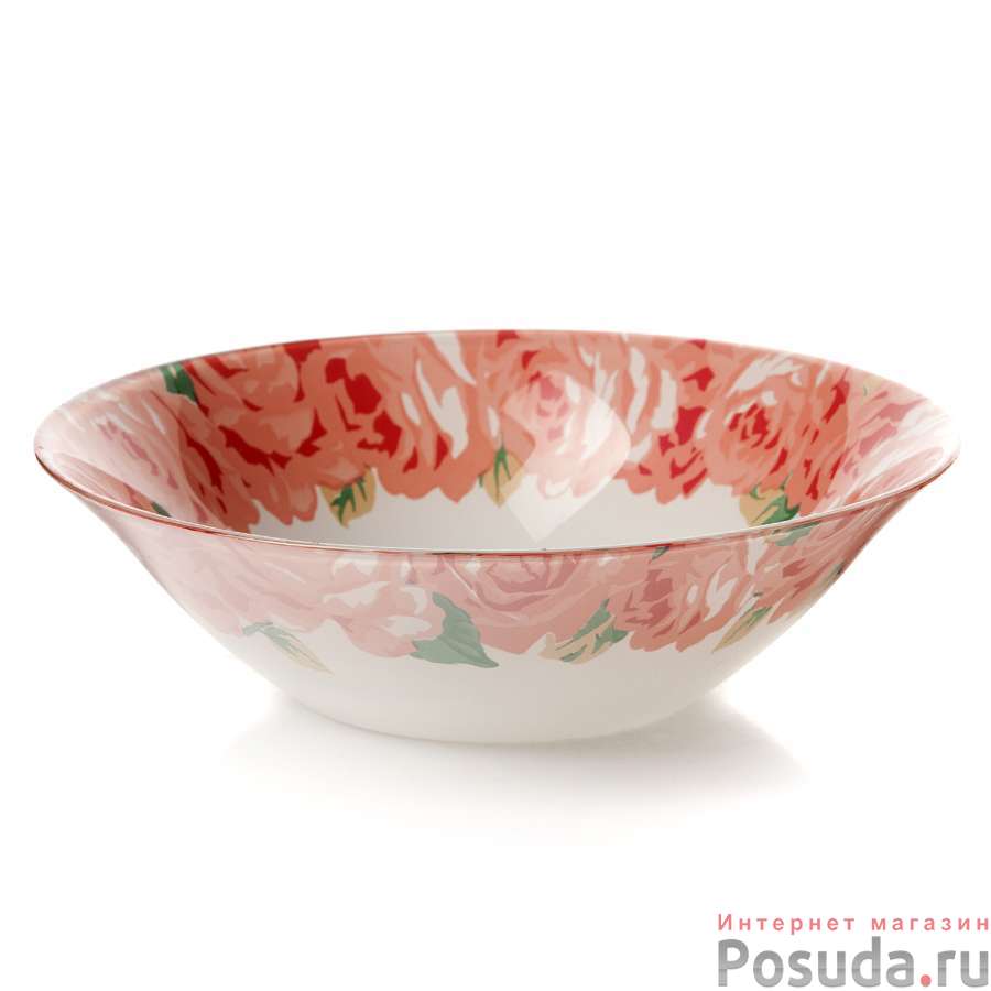 Салатник Pasabahce Peony, D=23 см (пионы-домашний)