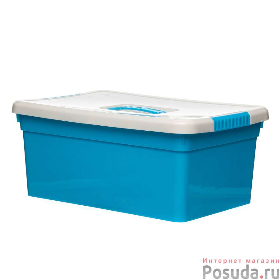 Ящик для хранения Kid's Box с ручкой 10л в асс.