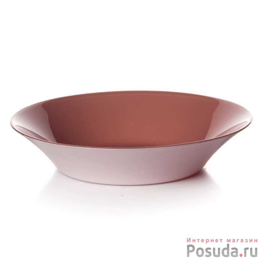 Тарелка столовая глубокая Pasabahce Pink City, D=22 см
