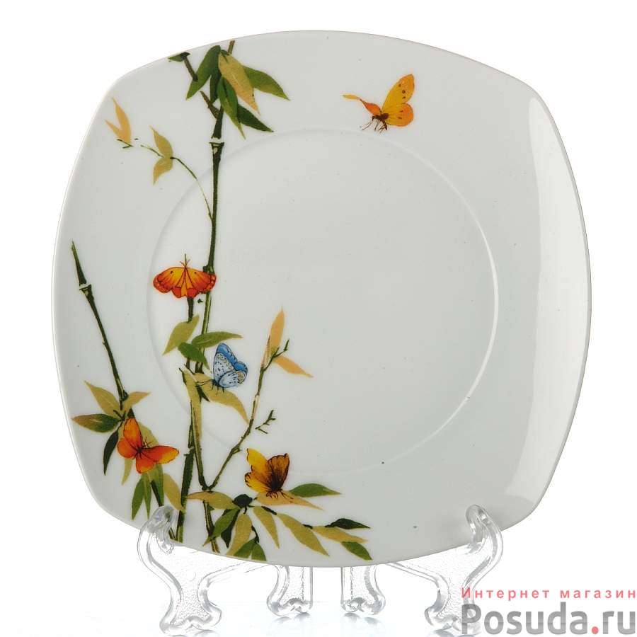 Тарелка десертная PAPILLON, 19*19 см