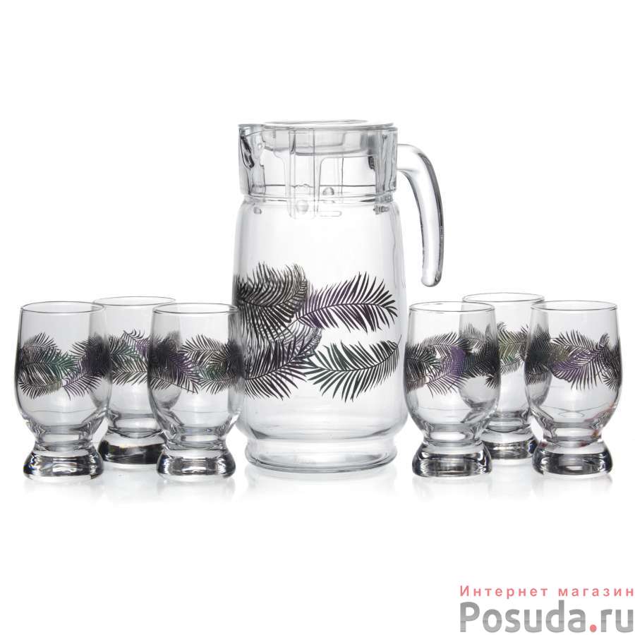 Набор для напитков Канны (кувшин+6 стаканов) Pasabahce