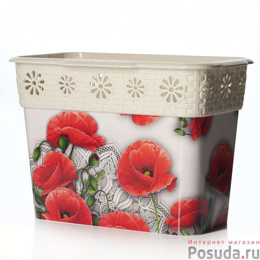 Корзина универсальная "Маки" 10 л