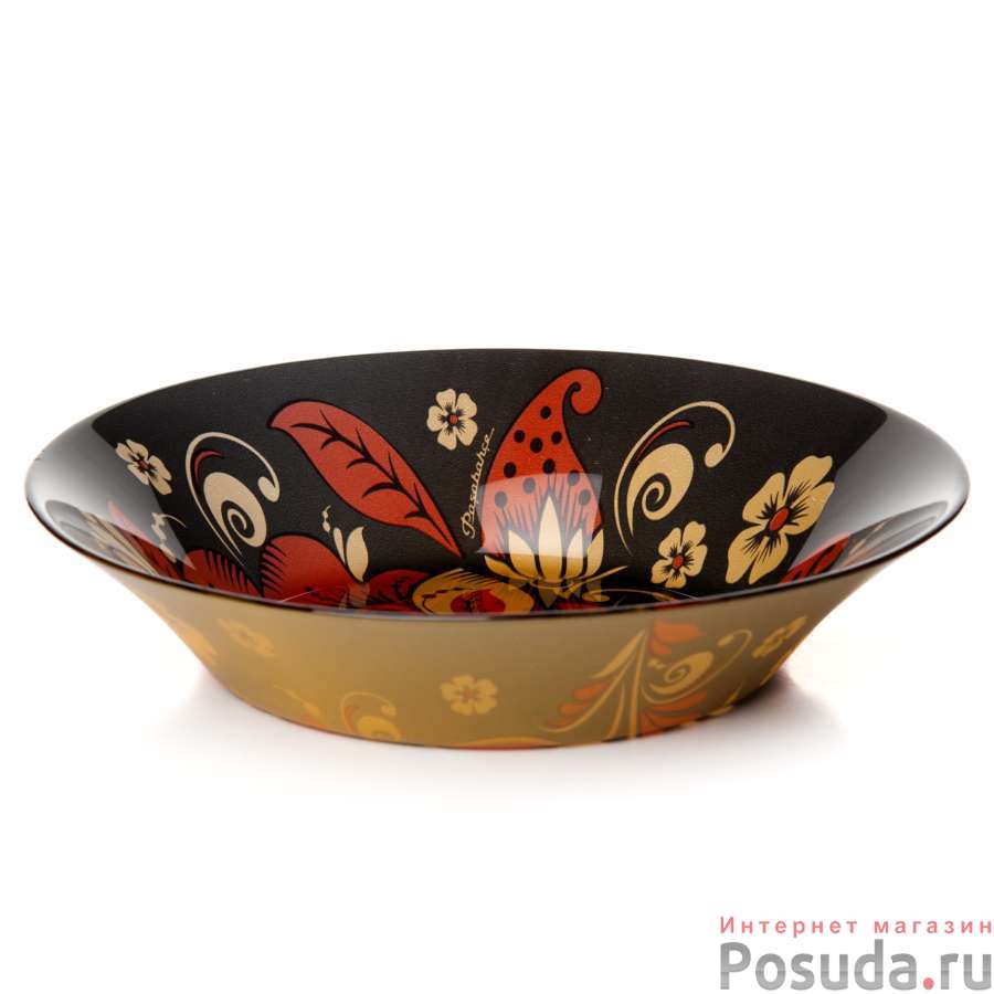 Тарелка столовая глубокая Pasabahce Khokhloma, D=22 см