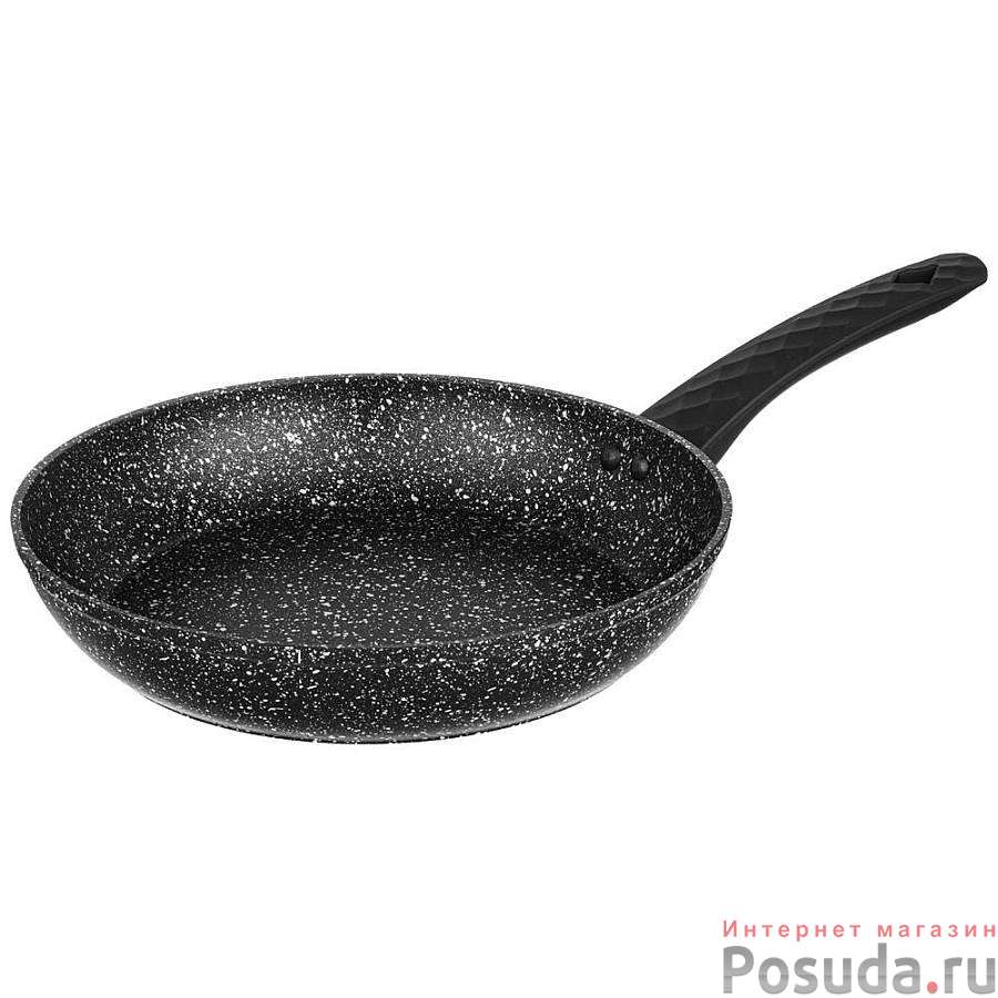 Сковорода agness с антипригар.покрытием megastone, 20х4,5см 