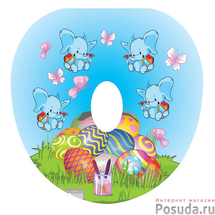 СИДЕНЬЕ для унитаза детское,мягкое с рисунком