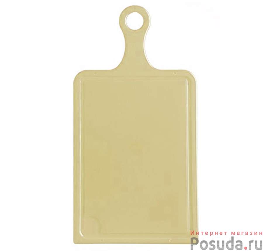 Доска разделочная "Большая с ручкой" (40) ванильная