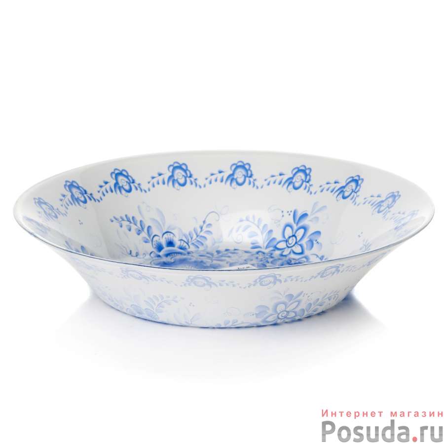 Тарелка столовая глубокая Pasabahce Gzhel, D=22 см