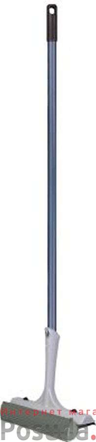 Щетка для мытья окон SVIP Quadra Line с сеткой и телескопической ручкой 150 см серебряный