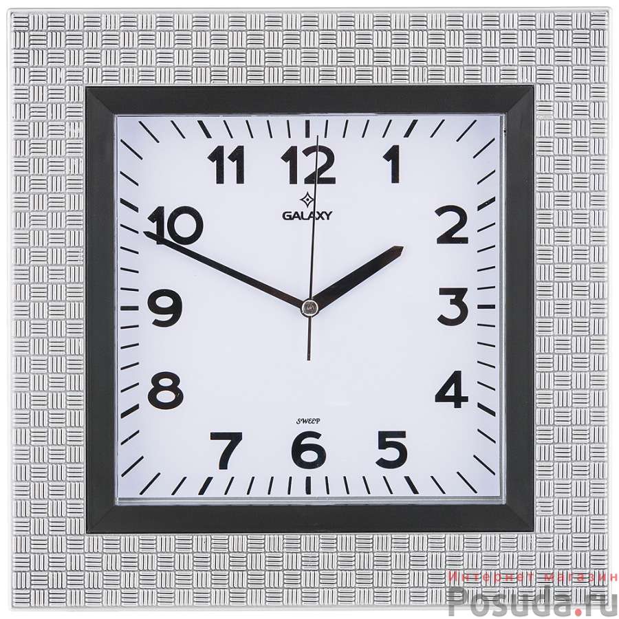 Часы настенные кварцевые 30,5*30,5 см размер циферблата 20*20 см