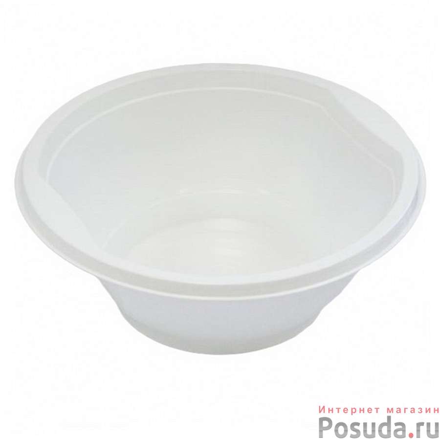Набор тарелок глубокая 0,60л, бел., ПП (12 шт.)