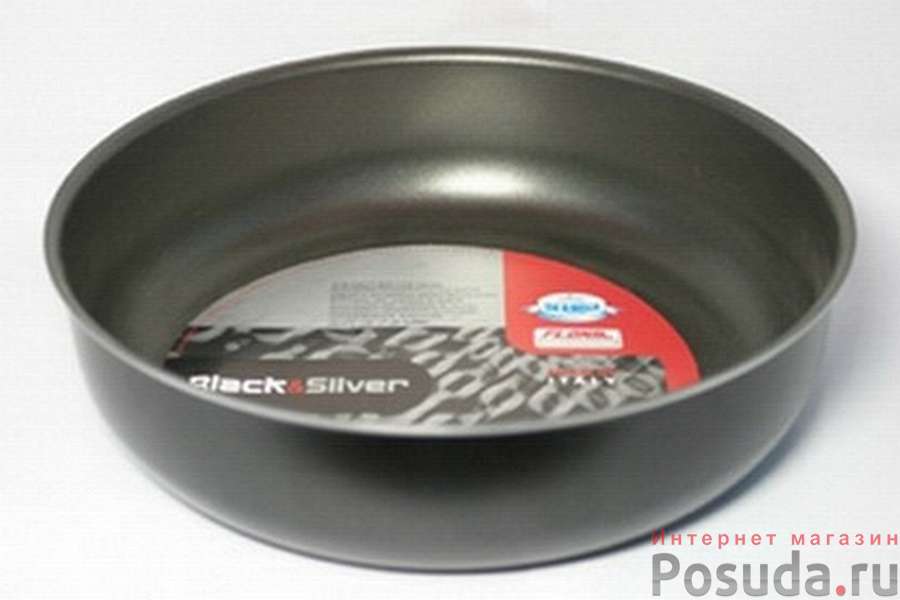 Форма 26см круглая Black&Silver Flonal