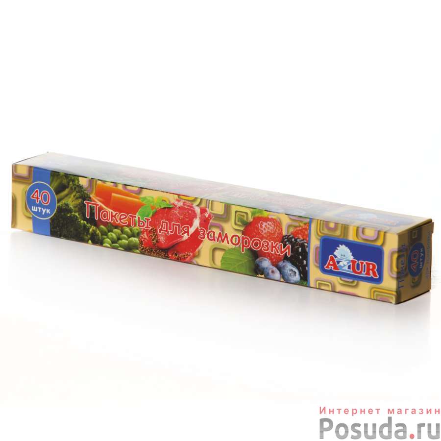 Пакетики для заморозки 3л.коробка 40 шт., шт