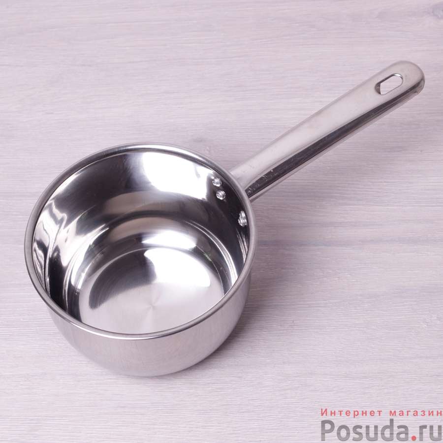 Ковш 1л из нержавеющей стали без крышки (Ø14*8.5см)