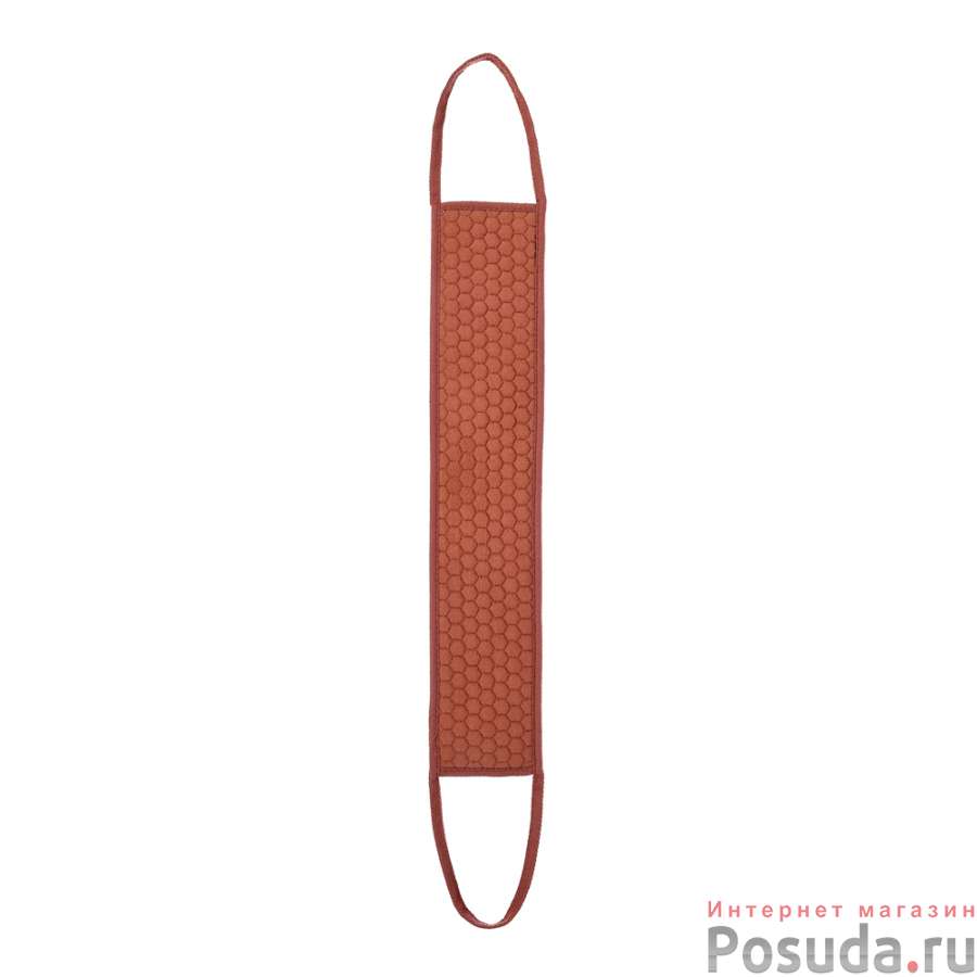 Мочалка "Королевский пилинг" лента стеганая, 9,5*45 см, в ассортименте 3 цвета