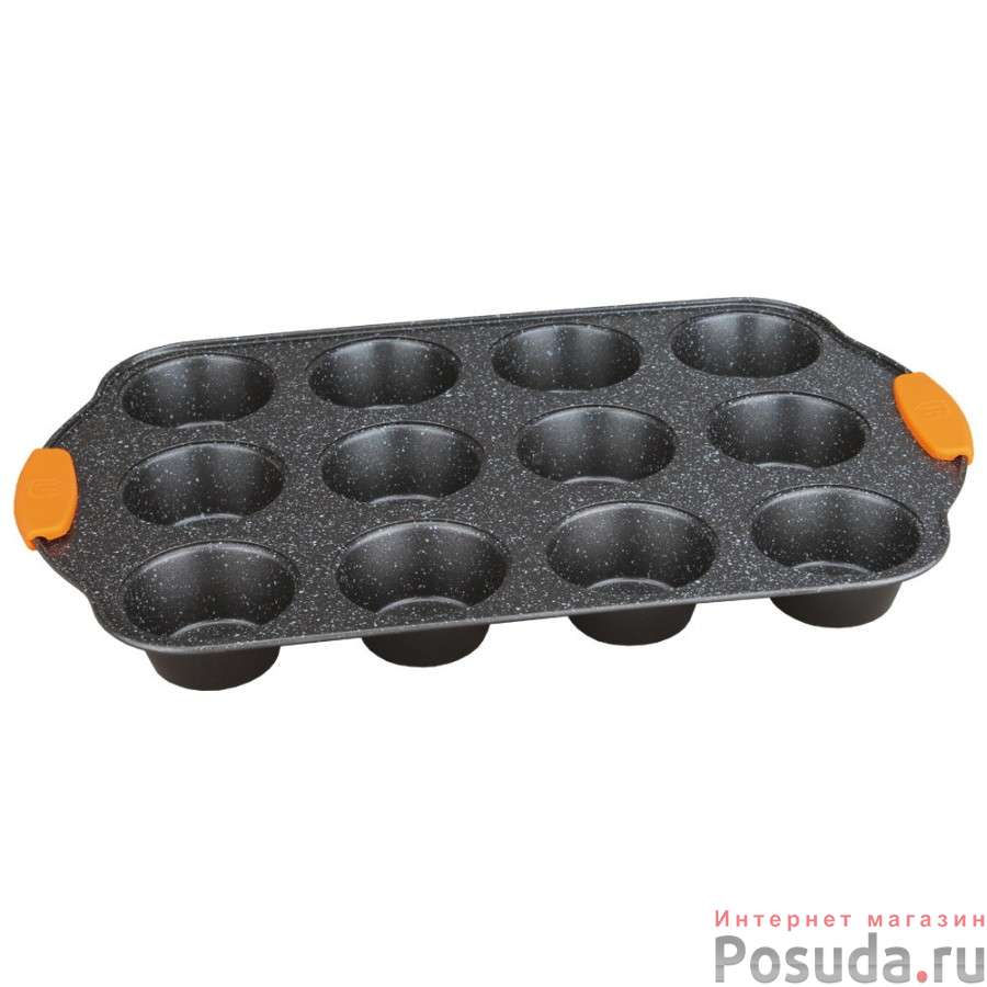 Форма для кексов BerlingerHaus Granit Diamond, 41,2х26,5х3 см