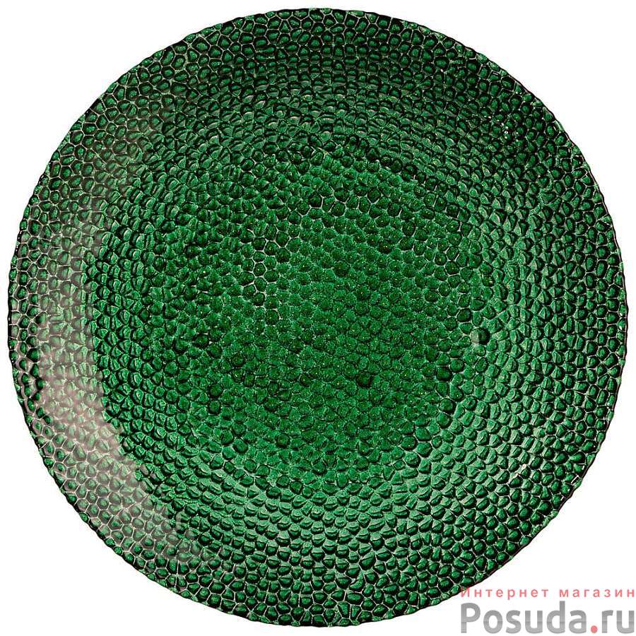 Тарелка Lace emerald 28 см