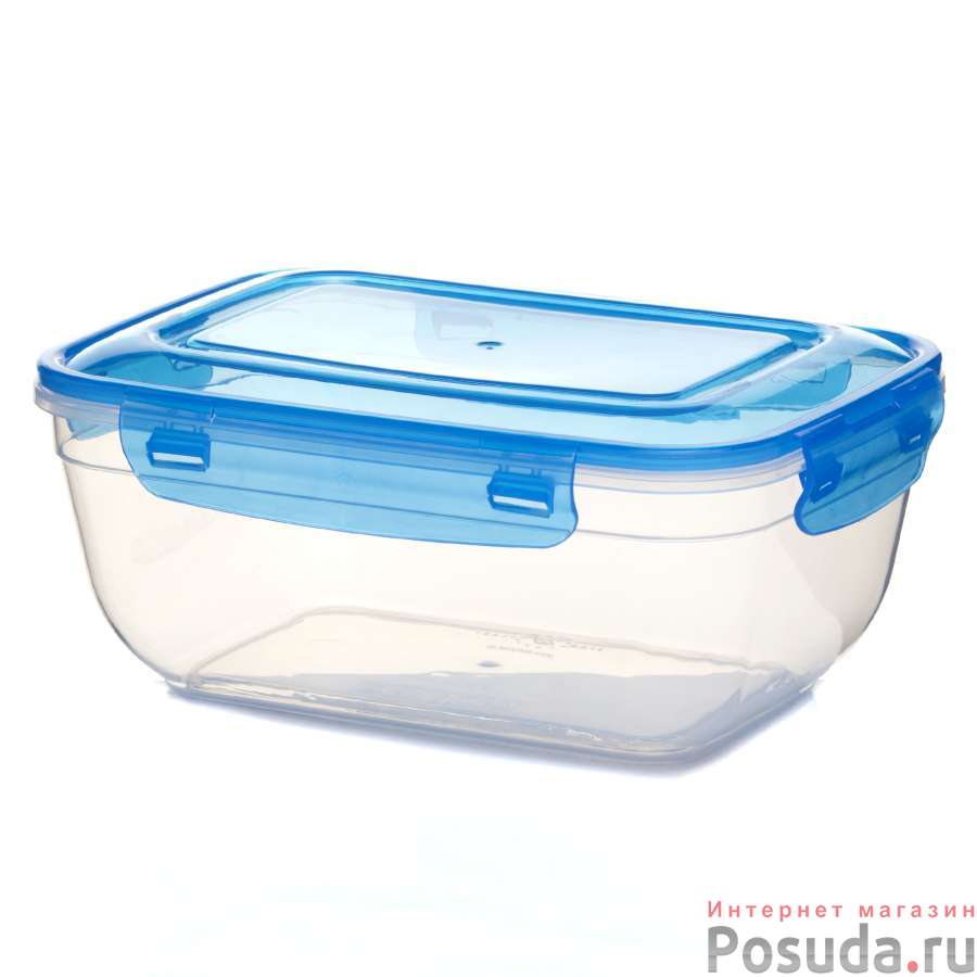 Воздухонепроницаемый прямоугольный контейнер (цвет в ассортименте)