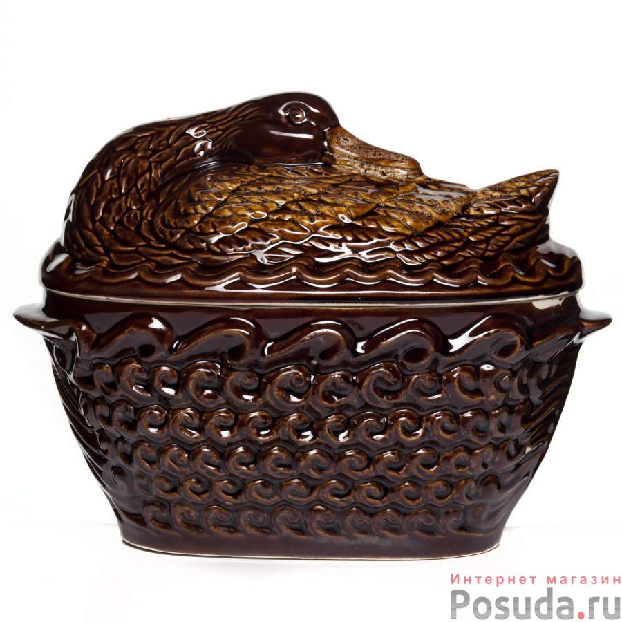Корзина с уткой (гусь)