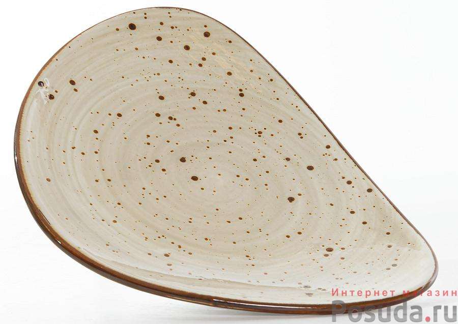 ХОРЕКА ГРАФИТ, тарелка мелкая 220х170мм