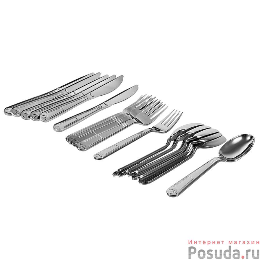 Набор столовых приборов (вилки,ложки,ножи по 6 шт.) арт. 61704 –  .