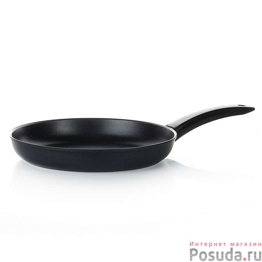 Сковорода без крышки с пласт. ручкой "Оптима", д= 28 см