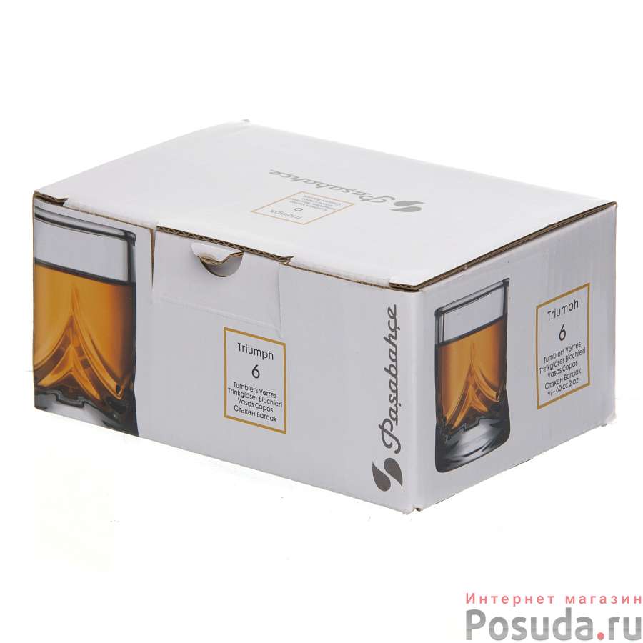Набор стопок 6 шт Pasabahce Triumph, 60 мл