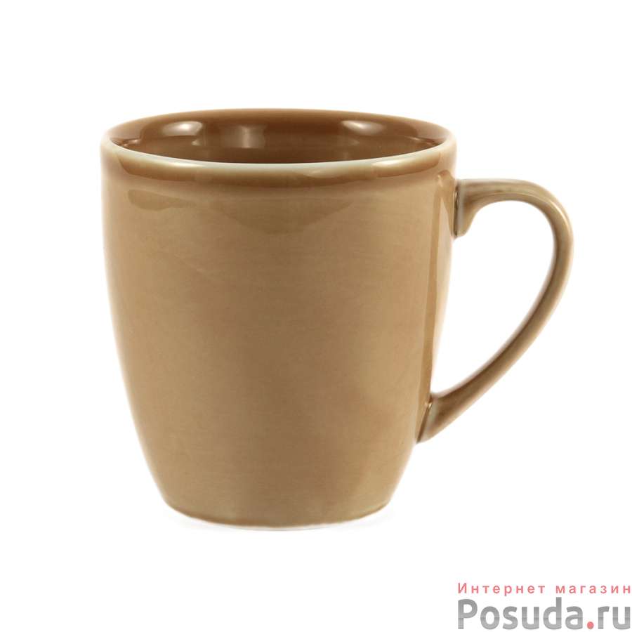Кружка ф.Классический емк.270 см3 Акварель (золотисто-коричневая)